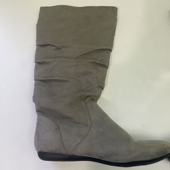 Rampage Korrie Brown Faux Suede Mid-Calf Boots Sz 8 - Picture 2 of 4